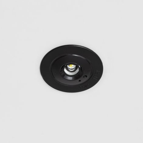 Downlight Luz de Emergencia LED 3W 3H de Autonomía Negro 60 mm (1/3)