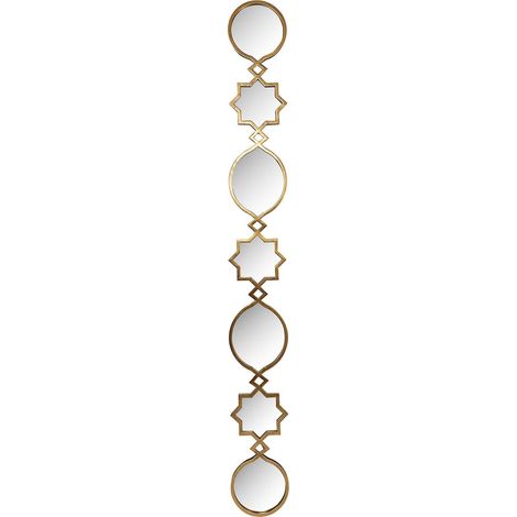 Miroir Babice élégance d'or - Or lumineux et design contemporain (1/3)