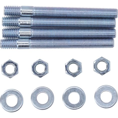 Kit de goujons de carburateur métalliques de 3,5 pouces avec entretoises pour collecteur d'admission à filetage 5/16 pouce