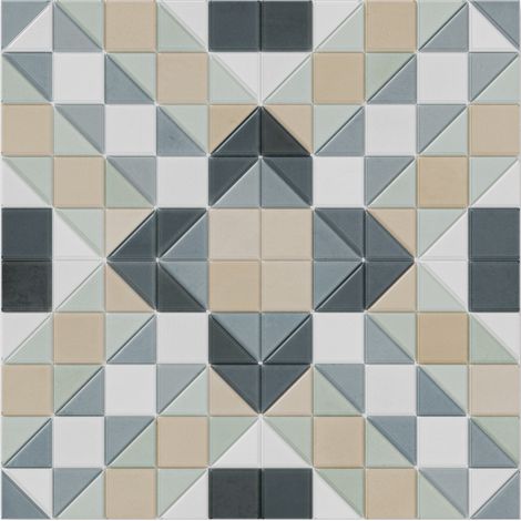 Grès cérame effet mosaïque TESSERAE Like