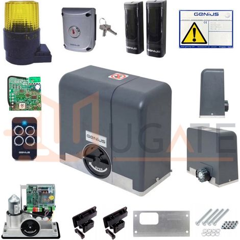 FAAC GENIUS Schiebetor-Automatisierungsset BLIZZARD 104015 433 900 kg 230 V (1/5)