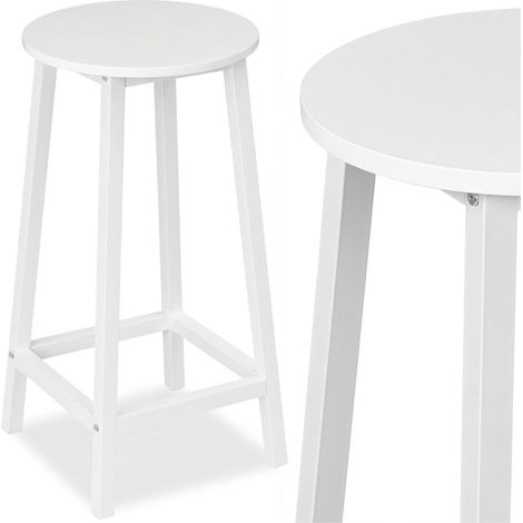 Sgabello Flint White, stile scandinavo (1/5)