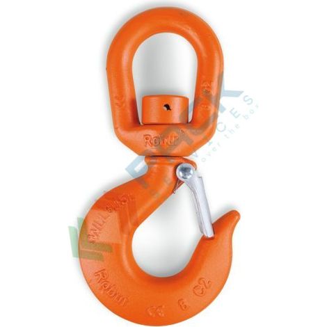 Gancio sollevamento girevole 800 kg – Robur 8063 acciaio grado 8 – Beta (1/2)