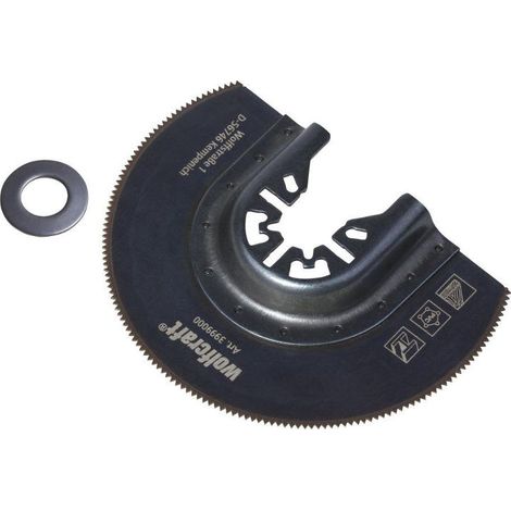 Wolfcraft Segmentsägeblatt HSS 85 mm für Bosch PMF Multi-Tool-Zubehör (1/4)
