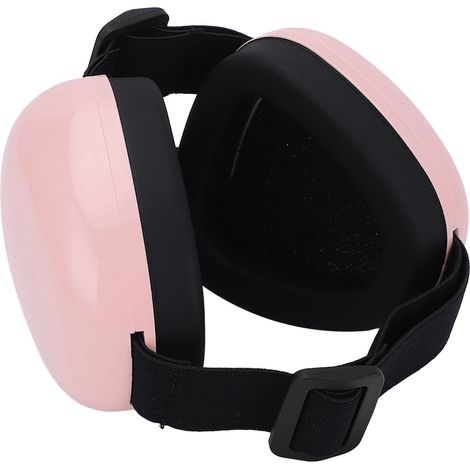 Casque antibruit pour chien, réglable, protégeant l'ouïe et réduisant l'anxiété, idéal pour les feux d'artifice. Couleur : Roseate. (1/5)