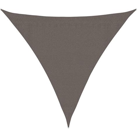 Sonnensegel HDPE Dreieckig 3,6x3,6x3,6 m Anthrazit vidaXL
