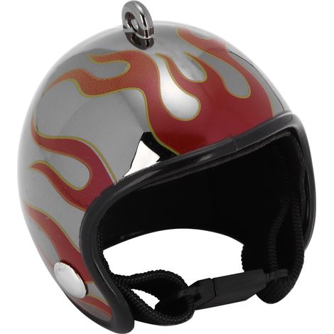 Casque de poulet amusant et sécuritaire pour oiseaux, chapeau de sécurité pour perruches, accessoires Black Flame (1/5)