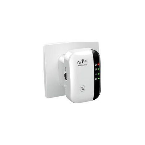 Répéteur WiFi Puissant 300Mbps Amplificateur WiFi Puissant 2.4GHz WiFi Range Booster WiFi Répéteur Extenseur sans Fil avec Port Ethernet, WiFi Extender WiFi Booster, Protection WPS (1/5)