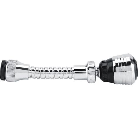 Flexibler Wasserhahn-Sprudelkopf Turbo Flex Spülbeckenbrause Jet Wassersparvorrichtung Wassersparer (1/5)