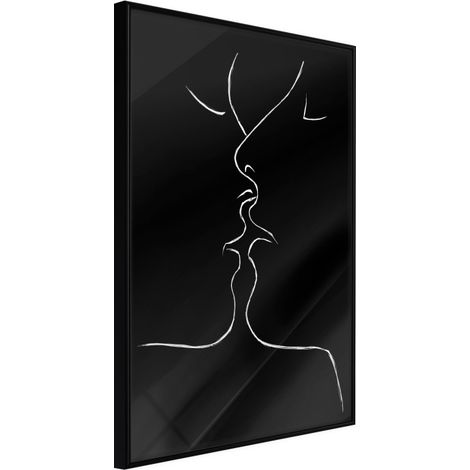 Affiche Murale Encadrée "So Close" 21 x 30 cm Noir