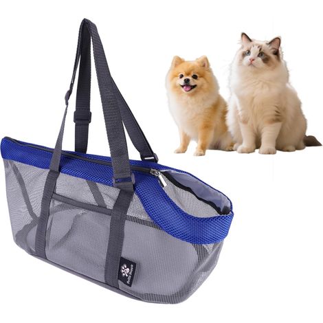 Sac de transport pour animaux de compagnie respirant et pliable pour chiens et chats (1/5)