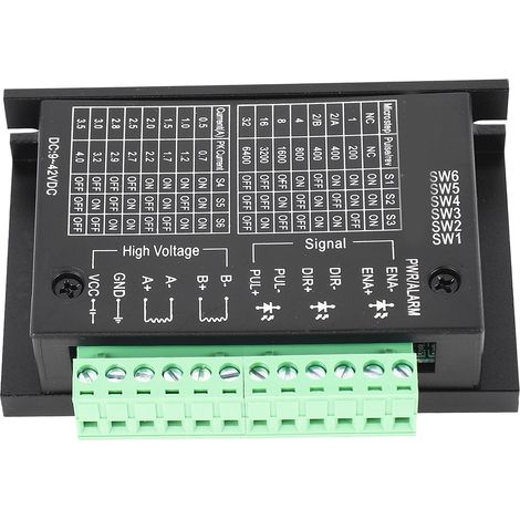 Module de commande de moteur pas à pas pour mise à niveau TB6600 (42, 57, 86 pas)