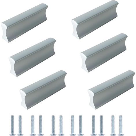 Möbelgriffe – Set mit 6 Möbelgriffen, 32 mm Lochabstand, Schubladengriffe, Küchengriffe (1/5)