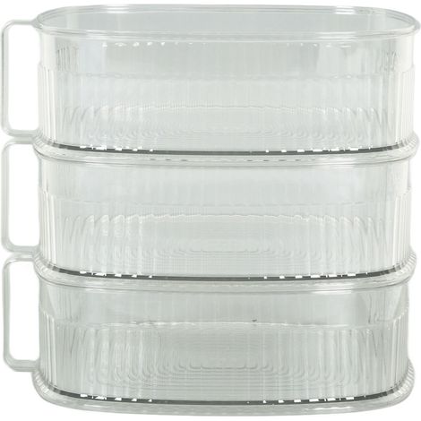 Couvercle à Plats Transparent Anti-poussière 3 Étages Multifonction pour Conservation Alimentaire (1/5)