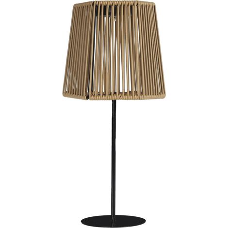 Lampe à Poser Extérieur Solaire "Carmine" 40cm Beige (1/5)