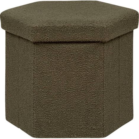 Pouf Pliant Jaiko 40 x 38 cm Vert Kaki – Architecte d'Intérieur (1/5)