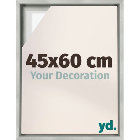 Your Decoration - Cadre flottant - Argent Mat - Cadre en caisse américaine pour toile sur chassis - MDF - Lyon (1/5)