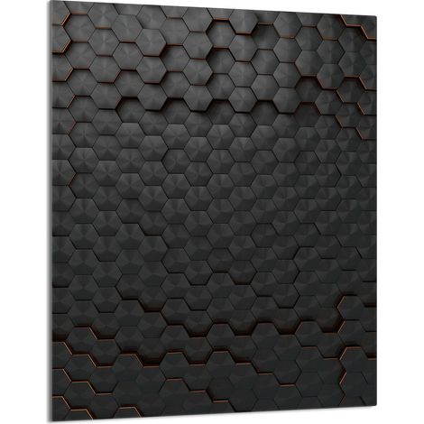 TAGLIERE IN VETRO 40x52 Nero (1/5)