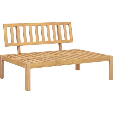 Zentraler Garten-Couch aus massivem Akazienholz