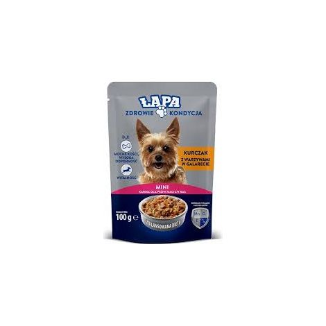 LEWIATAN COMIDA PARA PERROS POLLO Y VERDURAS EN GELATINA 100G