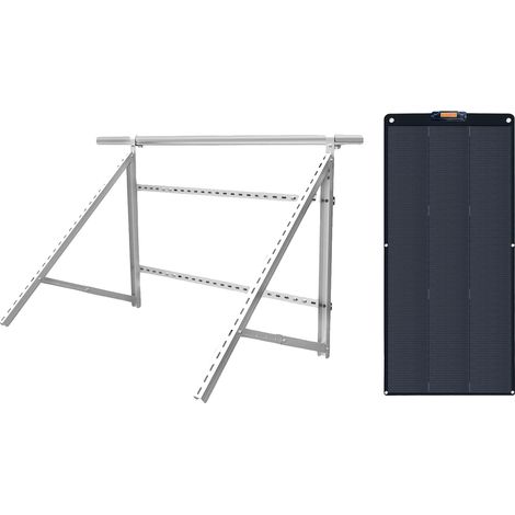 Soporte ajustable para paneles solares, de instalación versátil y resistente a la corrosión, para paneles fotovoltaicos y su montaje. (1/2)