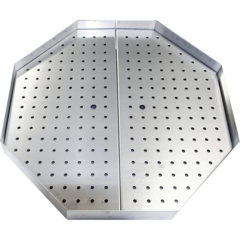 Récupérateur de graisse pour gyros kebab 650x650x50 mm - Stalgast