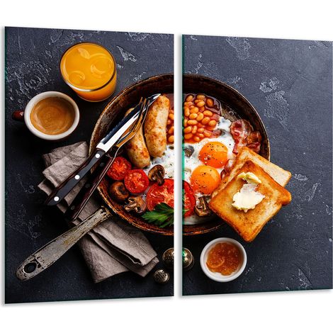 Planche à découper en verre 2x 30x52 cuisine (1/5)