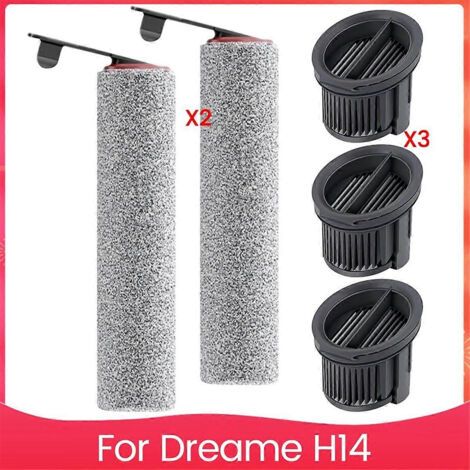 Ensemble d'accessoires pour aspirateur eau et poussière Dreame H14 : brosses, rouleaux et filtres HEPA
