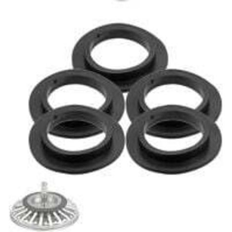 Set mit 5 Dichtungsringen für Badewannenabflüsse, Waschbecken, Badezimmerwaschbecken, Lippendichtung, Gummidichtung für Siebkorb (1/5)