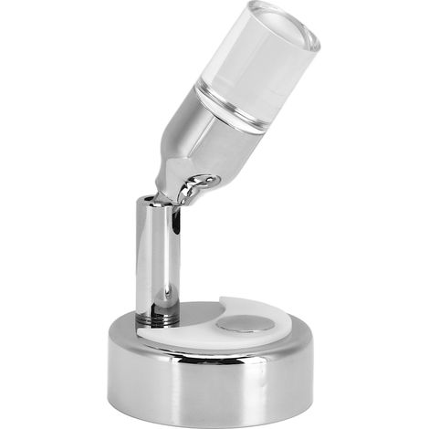 Lampe de lecture pour camping-car avec interrupteur tactile et éclairage nocturne décoratif LED blanc chaud 3000K 3W monté en surface, adaptée aux yachts et bateaux 12V. (1/5)