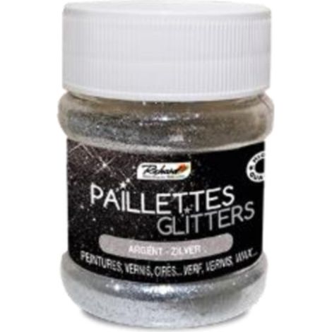 Colorant Paillettes Argent Pot80ml - Paillettes (1/2)