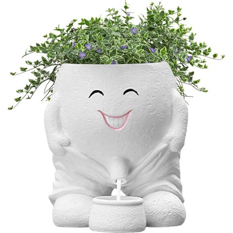 Für Blumen Blumenvase Mit Menschlichem Gesicht Blumentopf