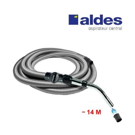Flexible ALDES avec poignée standard chromée remplace la poignée de commande pneumatique ALDES 11070062 avec douille de démarrage - longueur au choix - 14m