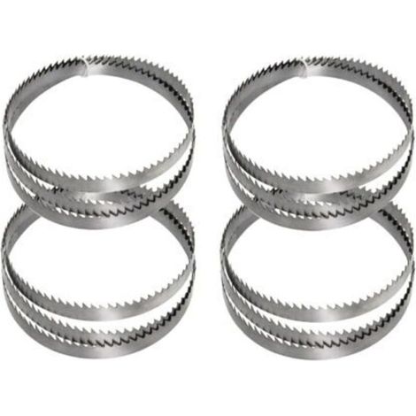 Lot De 4, Lames De Scie À Ruban,1425 x 6.35 x 0.35mm 14TPI, SK5