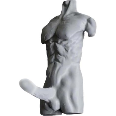 Crochet mural humoristique en forme d'homme musclé, porte-serviettes, manteaux, etc. Décoration originale et amusante, cadeau humoristique pour la salle de bain, la porte et la maison. (01,1 PC) (1/5)