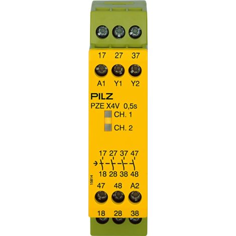 PILZ 774580 24V DC expansion module, 1 channel - 4 safety contacts