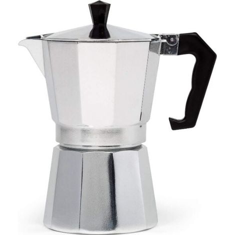 Kaffee- und Espressokocher für den Herd, Mokkakanne für klassischen italienischen und kubanischen Kaffee, Kaffee, sechs Tassen (1/4)
