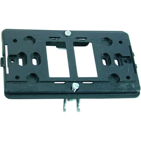 Supporto per scatola tonda e placca mm.115 2 posti venus - 1802.cg - 10 pz