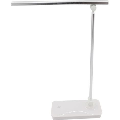 Lampe De Bureau En Metal - LED Sans Flicker - Ajustable En Angle - Pour Bureau Maison Atelier Table De Chevet - 1 Unite (1/5)