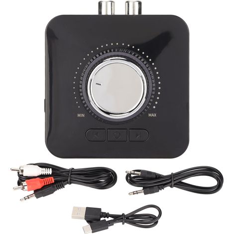 Adaptateur Audio Bluetooth Rechargeable avec Affichage Numérique LED, Émetteur-Récepteur sans Fil pour Haut-parleurs et Télévision, Micro HD Intégré (1/5)