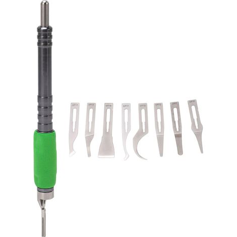 Chipreparaturklingen-Set, multifunktionaler Prozessorkleberentferner mit 8 ultradünnen Klingen. (1/5)