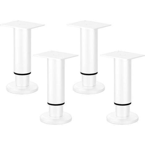 Pieds de meubles universels, acier laminé à froid, support de pied robuste réglable, adapté à différents types de meubles, de 25 à 42 cm. (1/5)