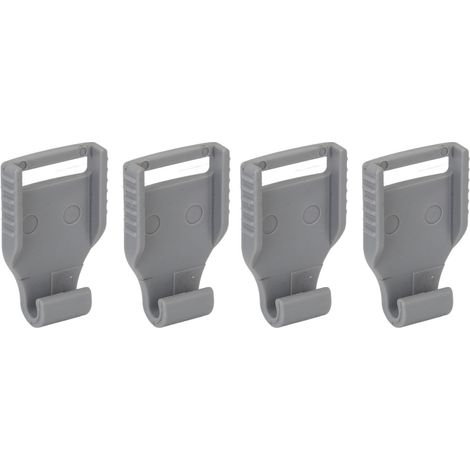 Lot de 4 clips pour harnais de masque respiratoire : faciles à installer, durables et fiables, compatibles avec la plupart des masques nasaux ResMed (taille L). (1/5)