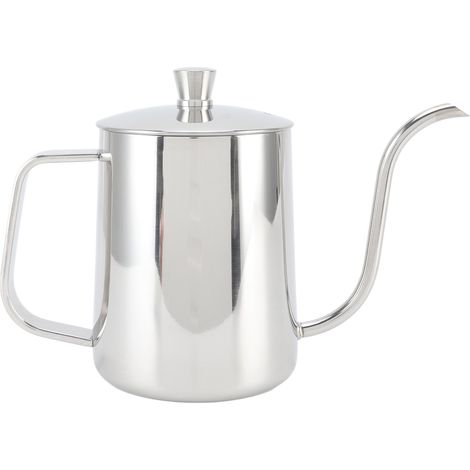 Bouilloire à Café en Acier Inoxydable 600ml Bec Verseur Fin pour Préparation à la Main (1/5)
