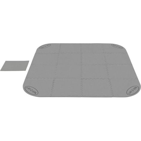 Tapis de sol pour piscine gonflable – Carré ou rond, 196 × 196 cm, protection anti-perforation, compatible avec spas gonflables (1/5)
