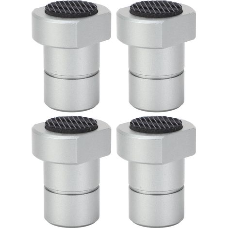 Lot de 4 butées d'établi de 20 mm en alliage d'aluminium avec patin antidérapant pour table MFT (1/5)