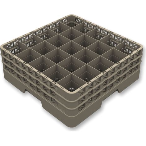Casier de Lavage Ouvert pour 25 Verres - H 140 à 300 mm - Pujadas