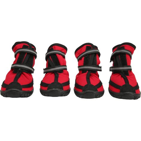 Chaussures pour chiens de grande taille, bottines respirantes pour chiens avec réflecteurs réglables (1/5)