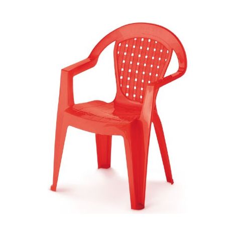 Sedia Norma enfant rosso 36x30xh50 cm