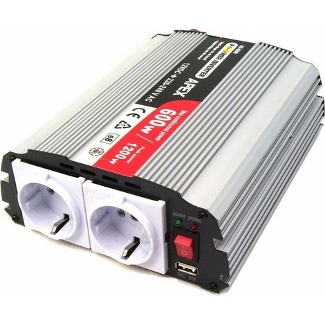 Spannungswandler 12V USB Stromwandler Solar Inverter Wechselrichter 06187